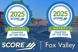 SCORE Fox Valley wins central region and Illinois district Chapter of the Year