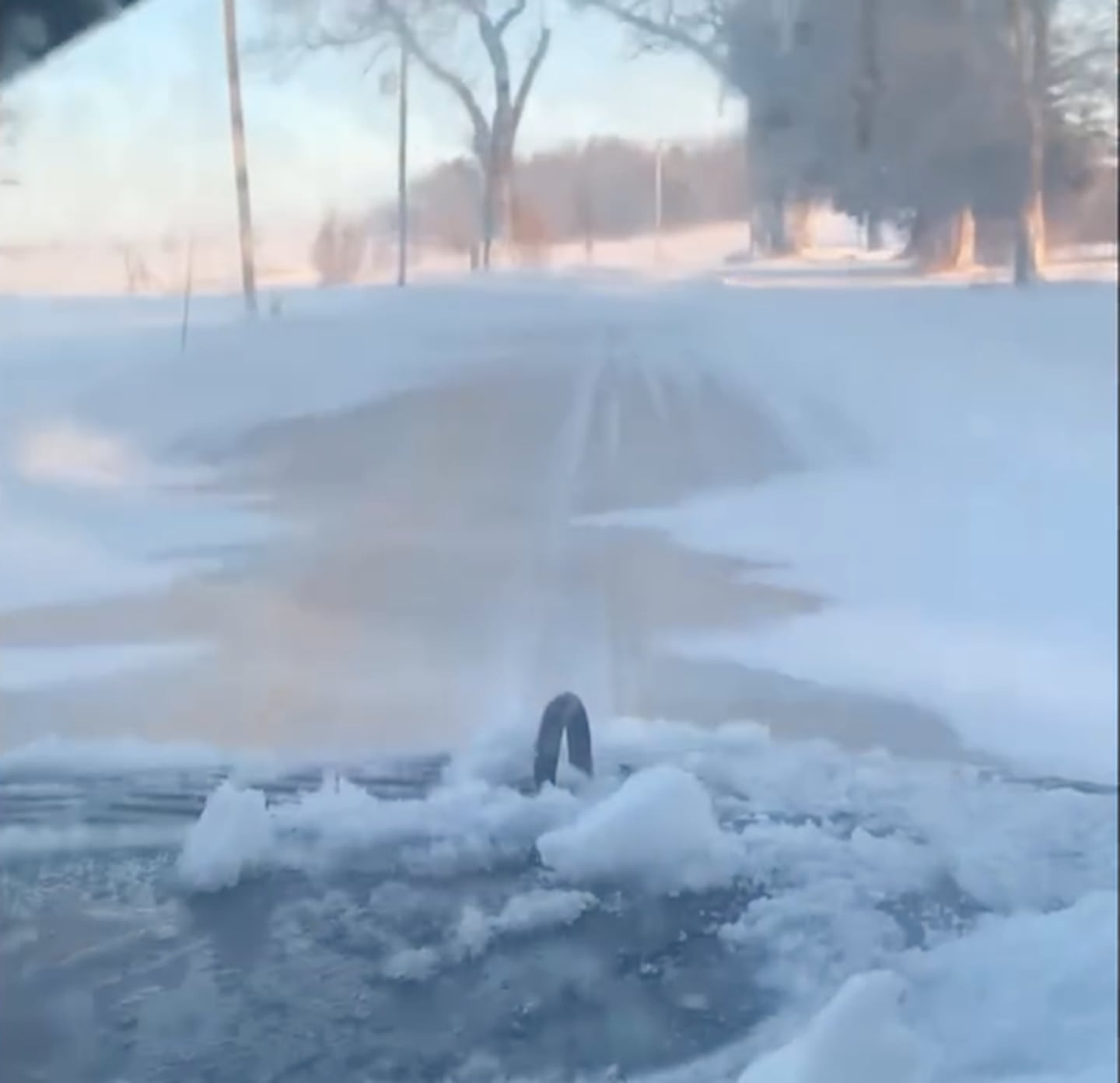 The Kendall County Sheriff's Office used its snowcat Sunday morning to rescue a motorist who became stranded and was running low on fuel on Creek Road near Galena Road, just north of Plano. The road was impassable because of significant snow drifting.