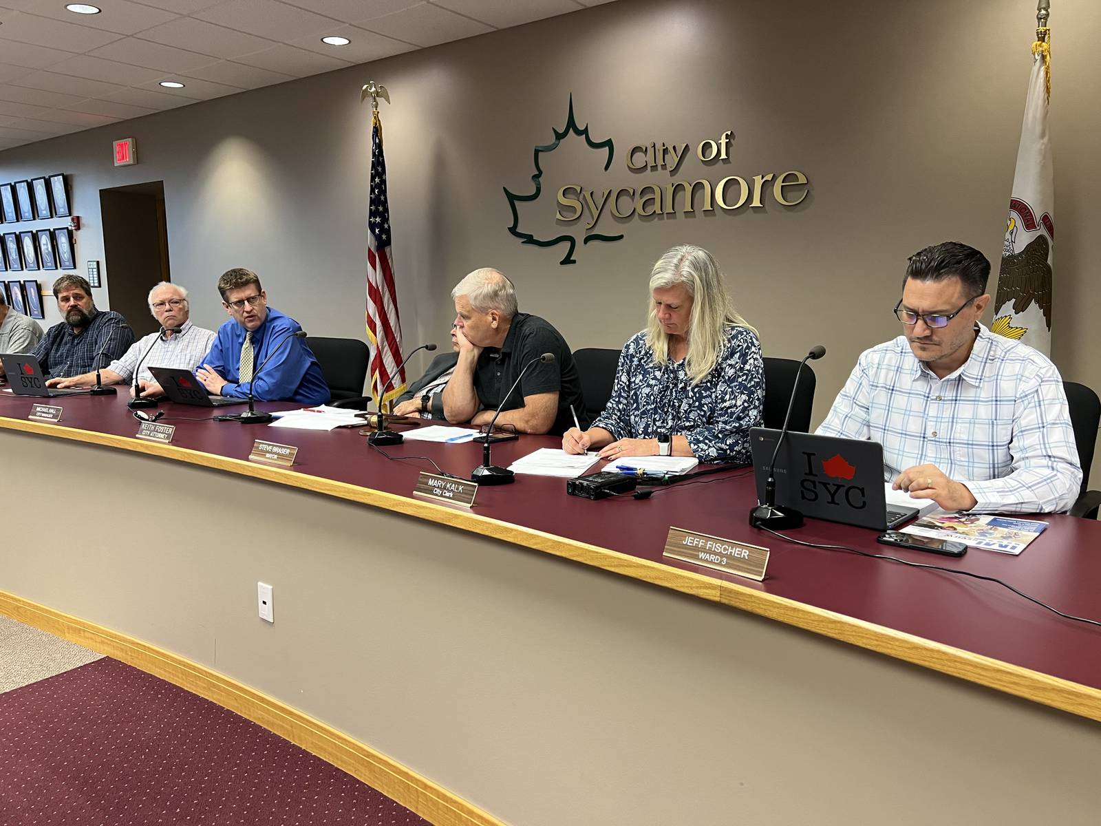 Sycamore City Council grants extra week for water main and roadway