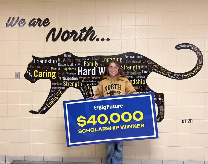 Glenbard North student Lyla Trejo has been awarded a $40,000 scholarship from College Board’s BigFuture for completing key college and career planning steps.