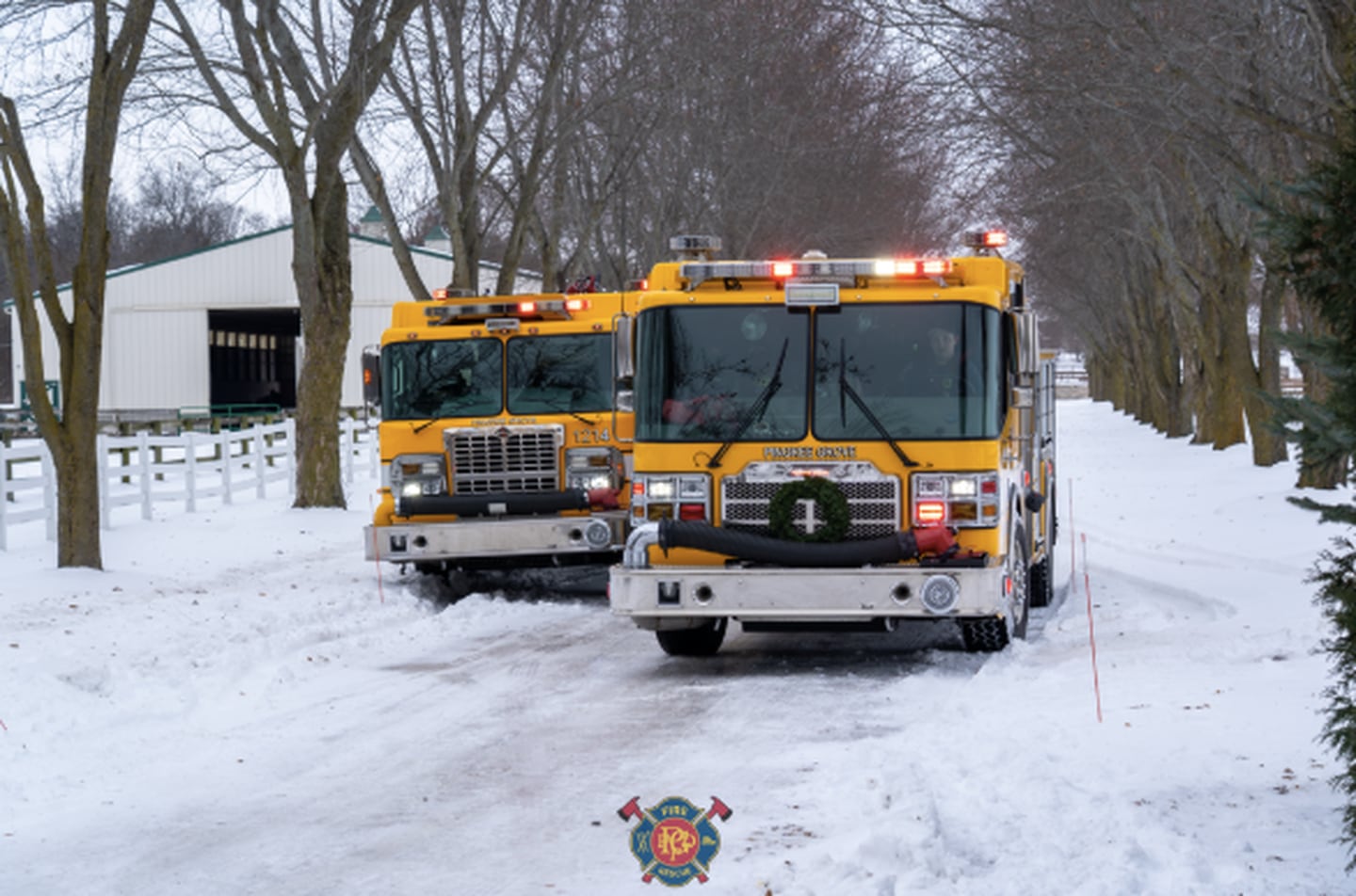 The Pingree Grove and Countryside Fire Protection District and the Kane County Sheriff's Office responded to a rollover crash into cold water near Elgin in Kane County on Dec. 11, 2025.