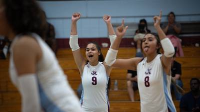 Photos: Kankakee vs. Grace Christian, girls volleyball