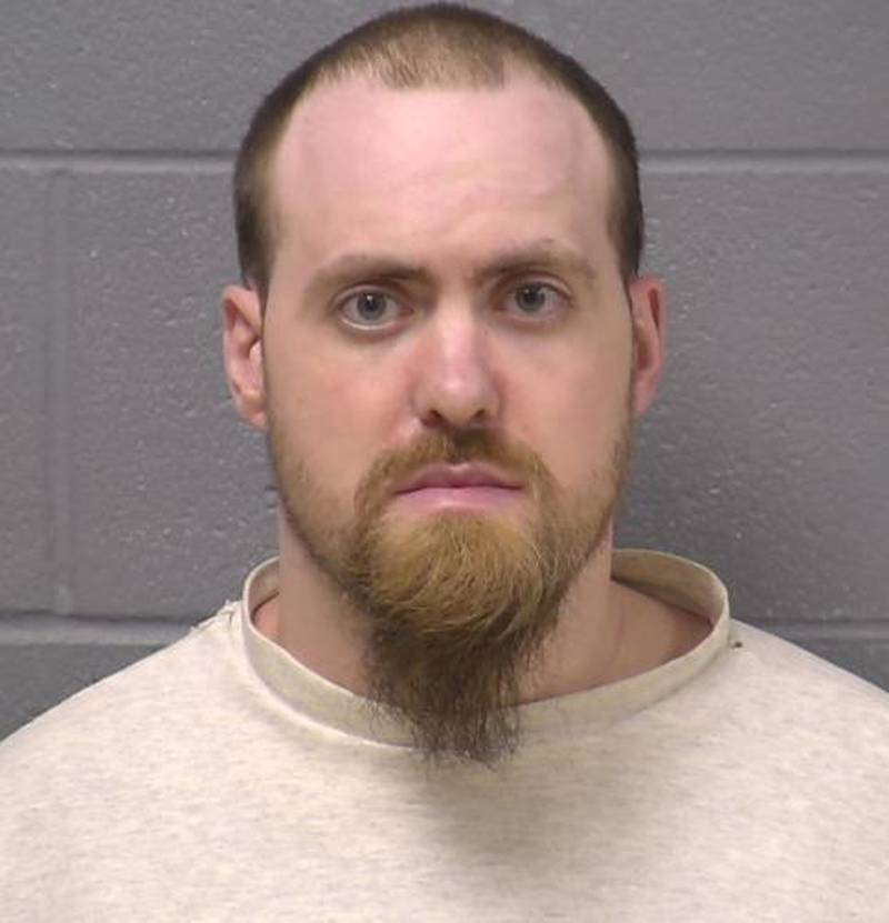 A photo of Anthony Olivo at the Will County jail in 2022.