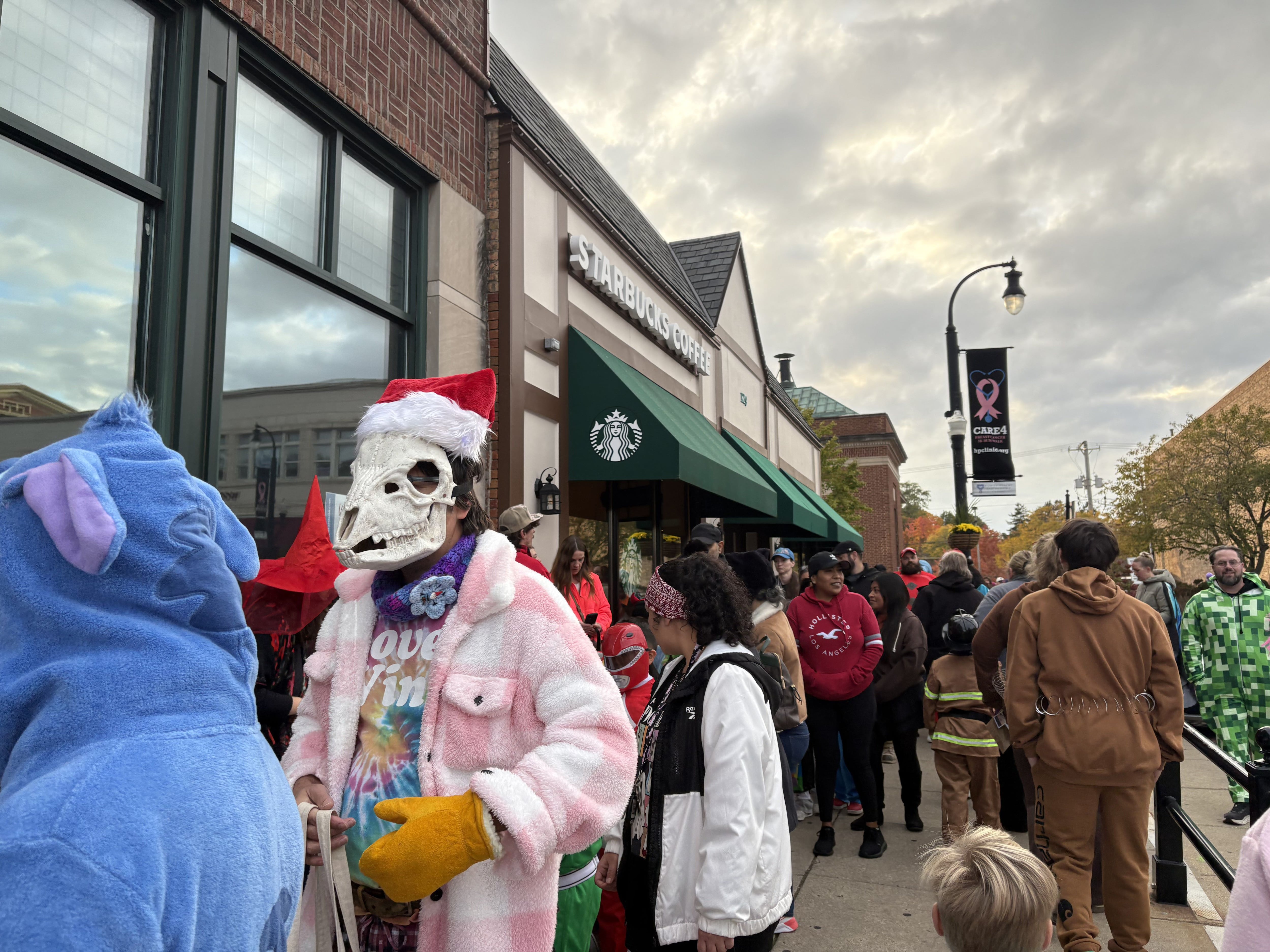 People enjoy Halloween on the Square in Woodstock Oct. 31, 2025.