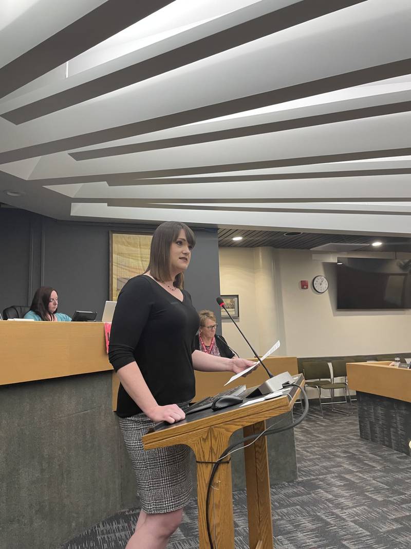 La Salle County Board members were clear: Starved Rock State Park must not be named. Board member Beth Findley Smith (R-Somonauk) is among those who voice their opposition Monday, May 6, 2024, to a state proposal to reevaluate the names of state parks. A resolution was passed unanimously Monday out of committee and goes to the full board Thursday.