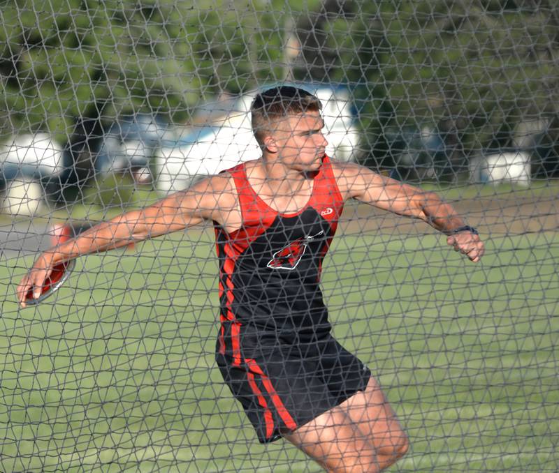 Forreston's Hunter DeWall placed second in the discus at the 1A Oregon Sectional at Landers-Loomis Field on Friday, May 23, 2025 and advanced to the state meet at Eastern Illinois University.