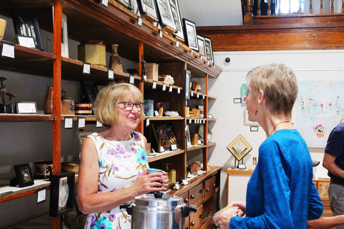 Sharon Boyles came to enjoy art later in life, inspired by the community around her, and now exhibits and serves on the board of directors at The Loft on Main art gallery in Morrison. "I didn't like art in school, but when I started doing this, it just felt like you hadn't found your medium yet if you think that you're not creative," Boyles said. "I marvel at what people can do."