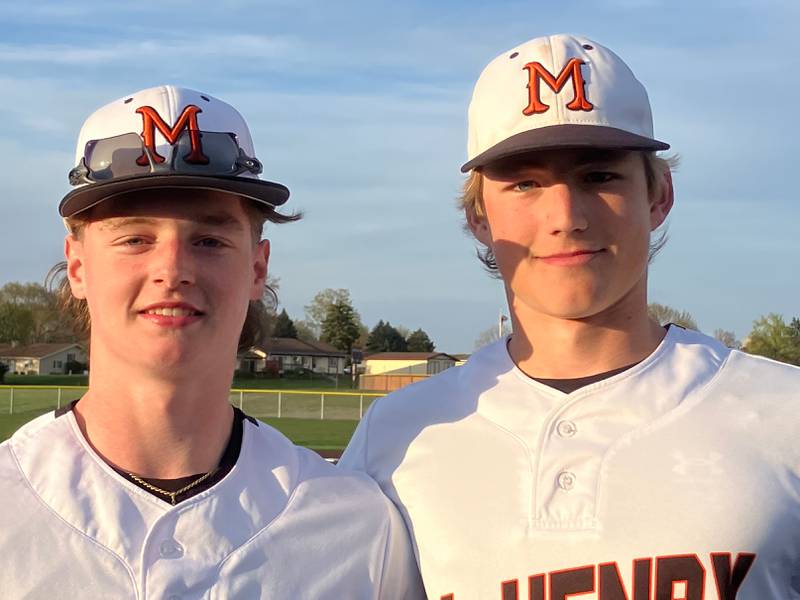 McHenry pitchers Kaden Wasniewski and Brandon Shannon