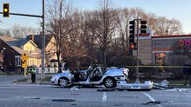 Car, semitrailer crash near I-80 in Joliet leaves 5 people critically hurt