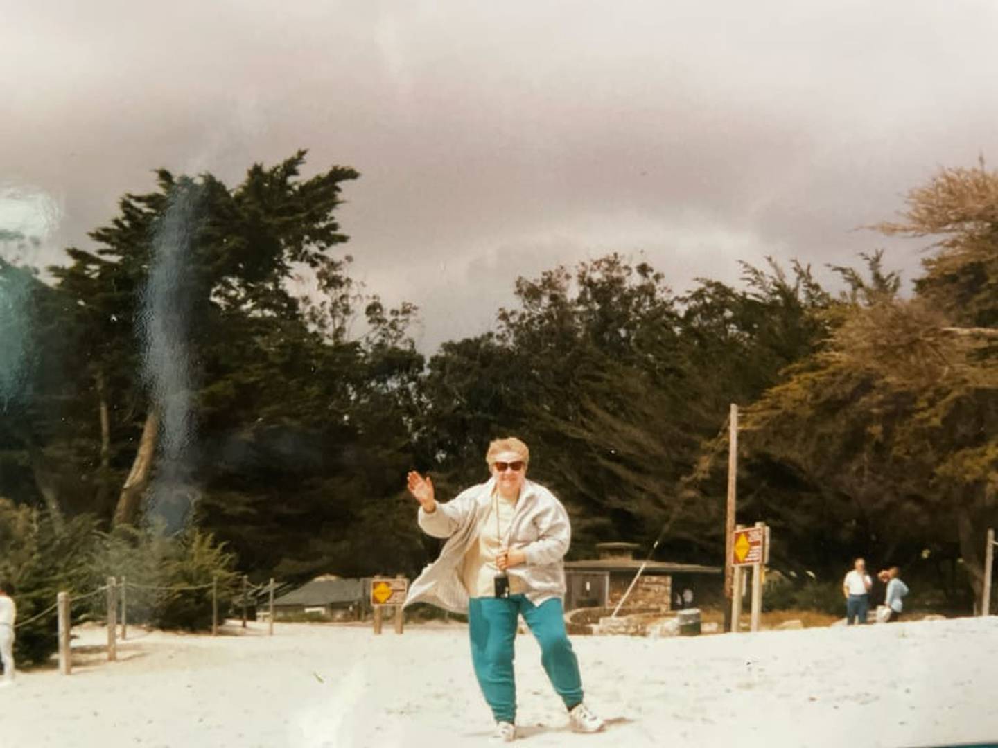 Former Wilmington resident Carol Juricic is seen at a beach in California in 1996. Carol and her husband Paul cared for more than 250 foster children over 25 years. They also adopted four children.