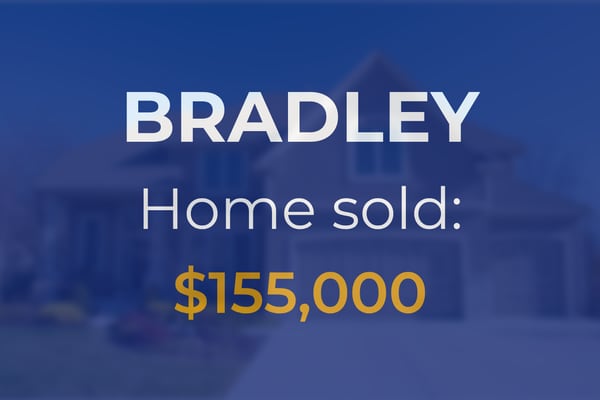 Single-family home sells for $155,000 in Bradley