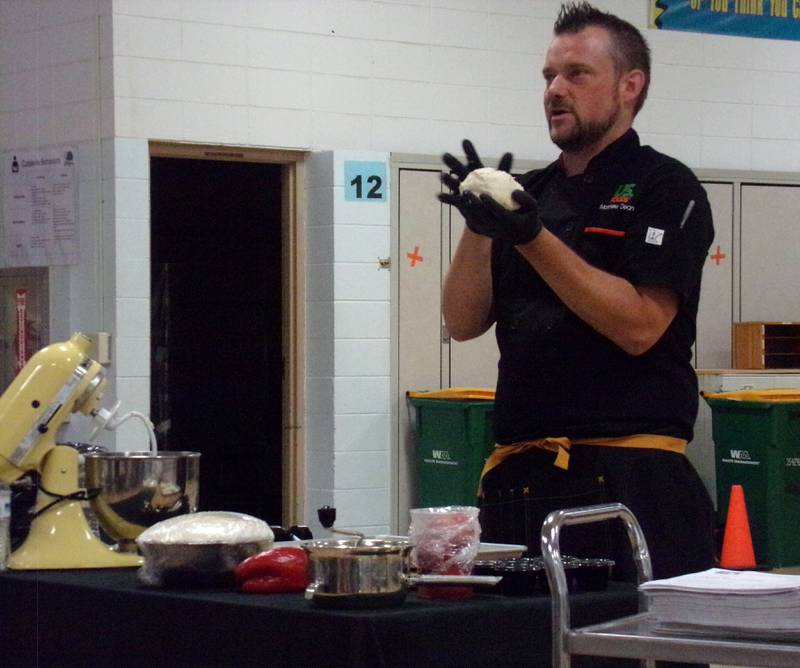 US Foods chef Matt Dean talks about the importance of yeast in dough Wednesday, June 22, 2022, at Northlawn School in Streator during the University of Illinois Extension's Illinois Junior Chefs program.