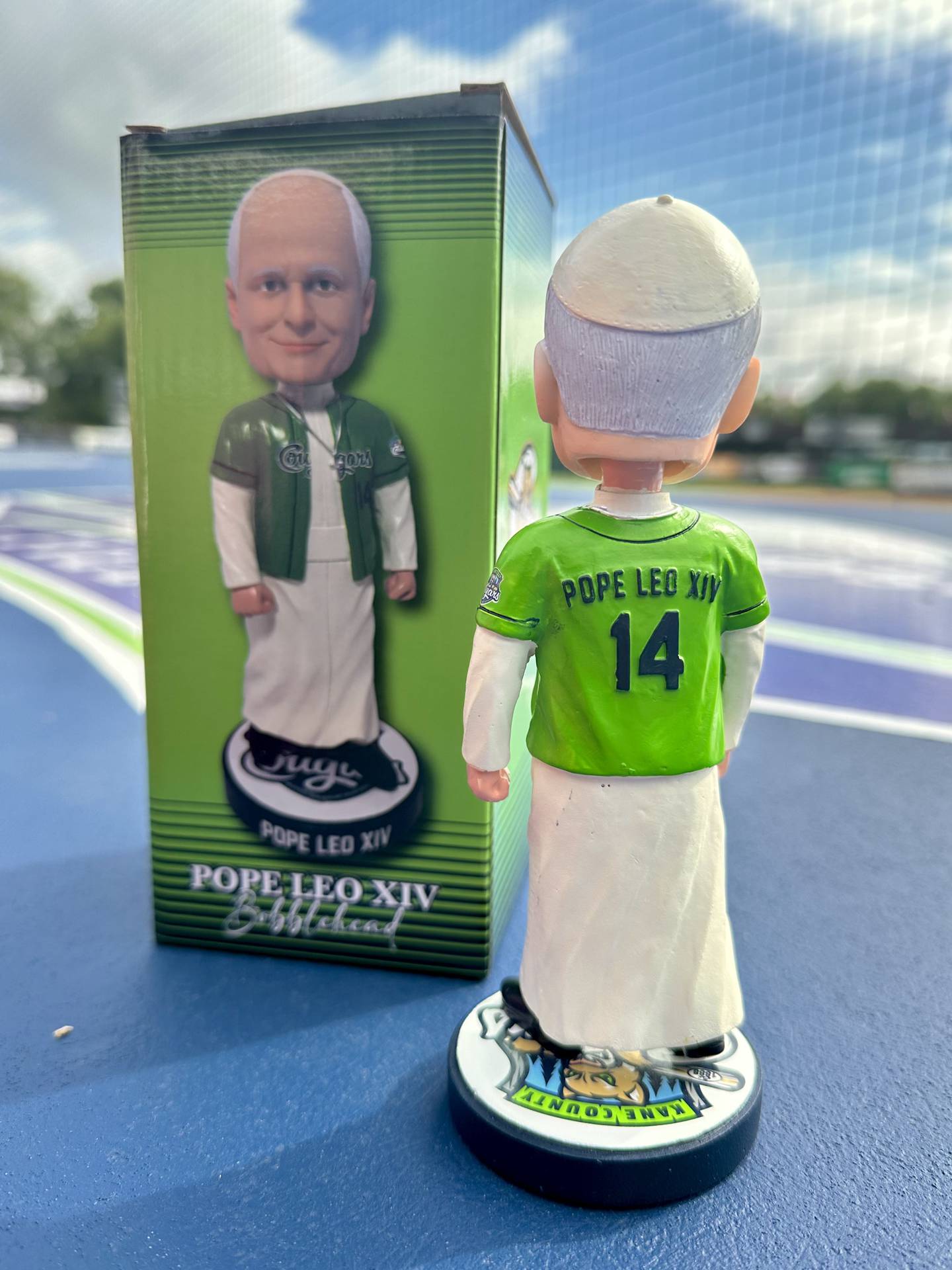 Pope Leo XIV is reportedly a Chicago White Sox Fan. The Kane County Cougars hope someday his holiness will grace their friendly confines.