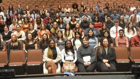 DeKalb High School inducts National Honor Society members