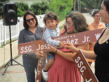 Street in Joliet renamed to honor Staff Sgt. Jose Duenez Jr. 