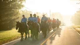 Veterans ride horseback in Bull Valley to fight against military veteran suicide