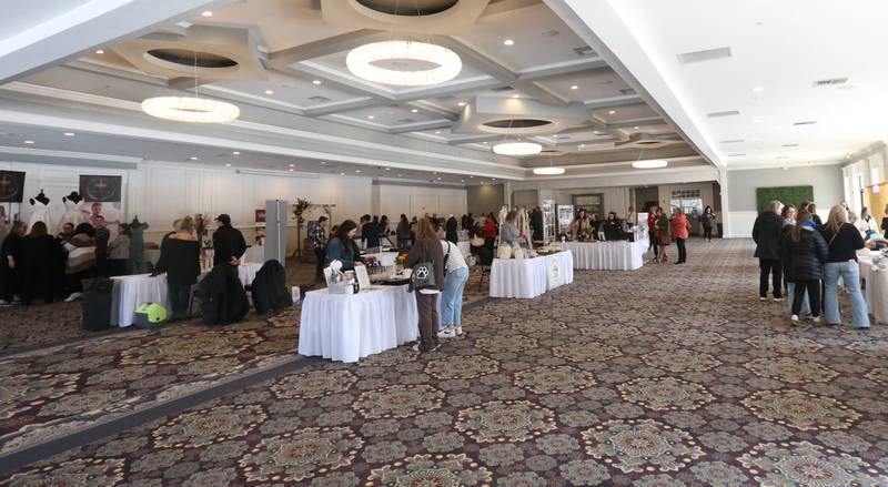 Many brides and couples attended the Shaw Local Radio Bridal and Event Expo on Sunday, Feb. 23, 2025 at Senica's Oak Ridge in La Salle.