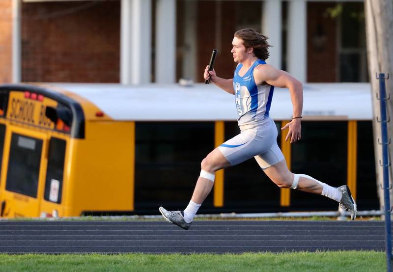Princeton's Ethan Wallace runs in Tuesday's Ferris Invite.