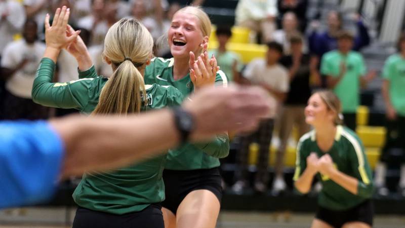Photos: Crystal Lake Central vs. Crystal Lake South FVC girls volleyball
