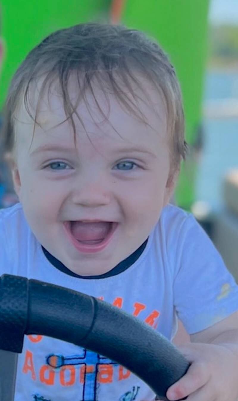 Augustus Blanford - 11 month old son of Dr. Christopher and Adri Blandford of Princeton.