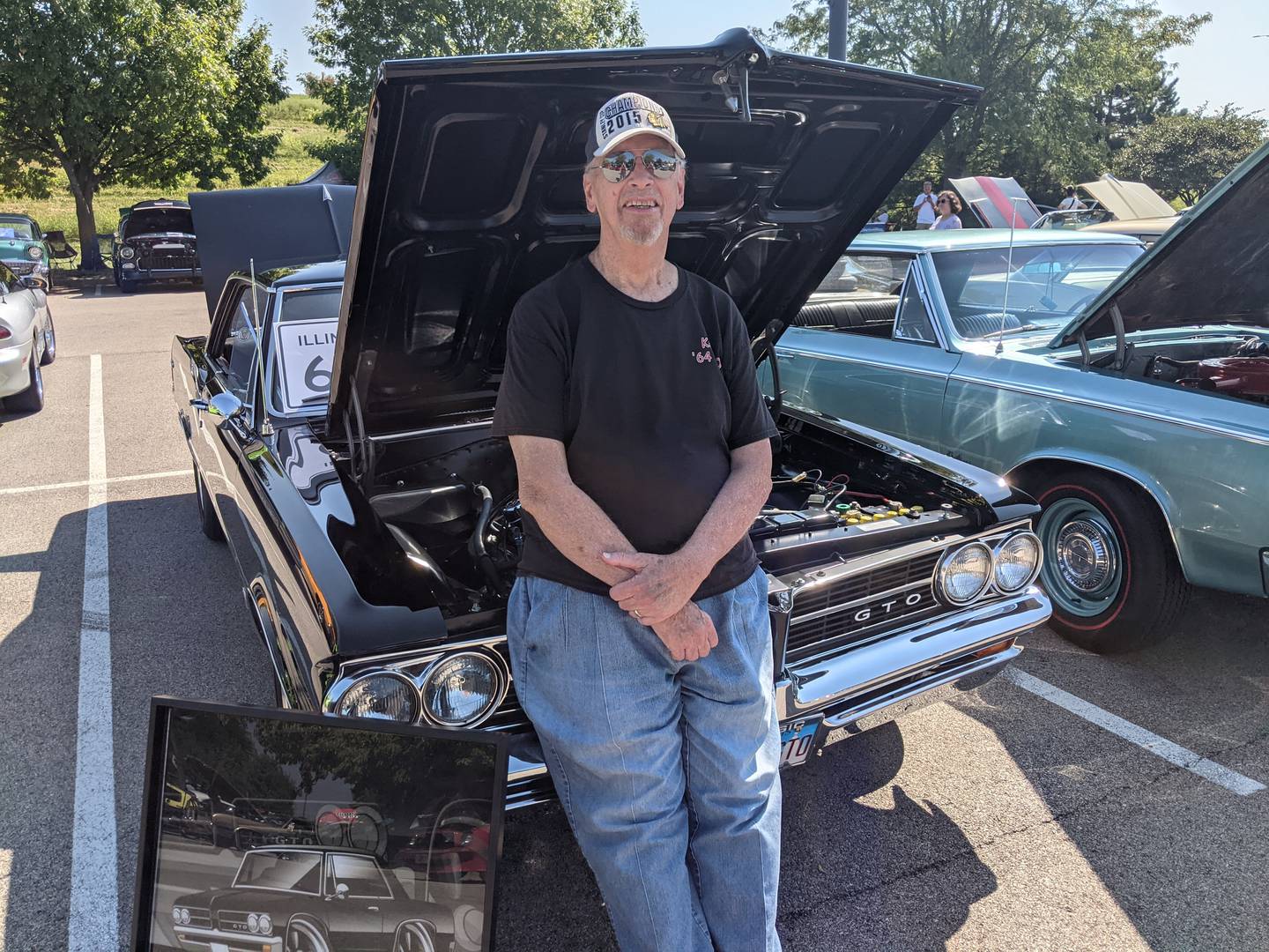 Glendale Heights resident Ken Smith brought his 1964 Pontiac GTO to the 19th annual Oswego Drag Raceway Reunion on Sept. 14, 2025.