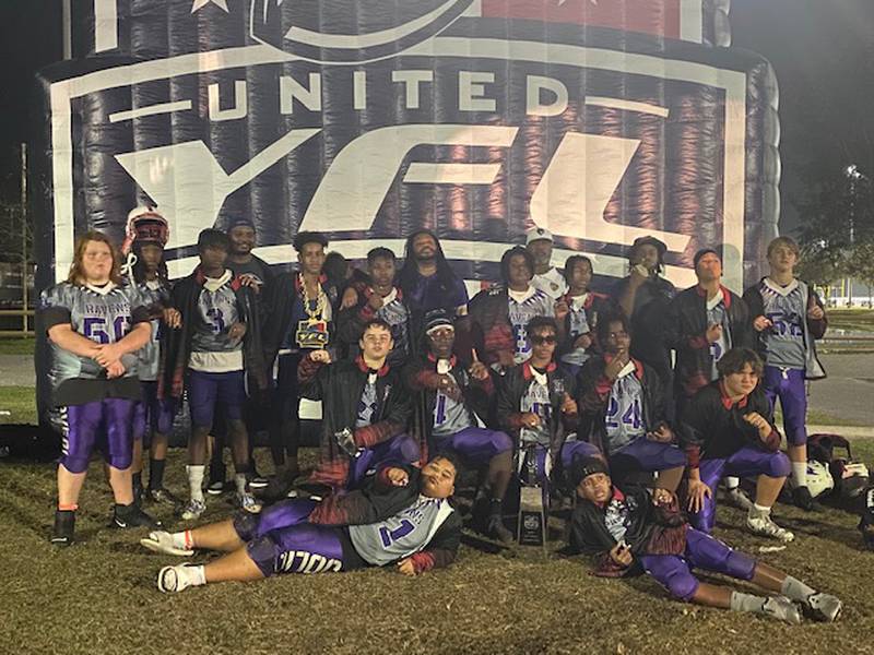 The Joliet Ravens 12-and-under team recently captured the national title at the United YFL Championships.
