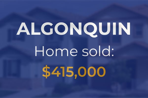 Residential home sells for $415,000 in Algonquin