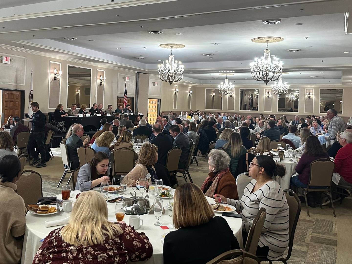 Over 200 people attended the Illinois Valley Chamber of Commerce "State of the Cities" luncheon on Wednesday, March 26, 2025 at Grand Bear Lodge in Utica.
