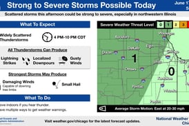 Severe weather targets northern Illinois: What to expect from storms Tuesday and Wednesday