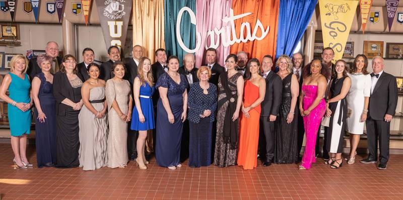 The University of St. Francis in Joliet hosted its 66th annual Caritas Scholarship Celebration in the Pat Sullivan Recreation Center on its main campus in Joliet on Saturday, April 15, 2023. The event raised more than $235,000. Pictured is the 2023 Caritas committee.