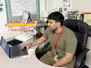 His 1st school job was custodian. Now he’s a dual-language teacher in Crystal Lake