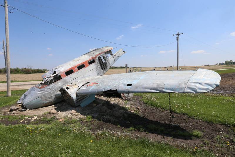 The Agricultural Crash Monument is located at the intersection of Illinois Route 71 and East 25th Road on Tuesday, May 9, 2023 near Norway. The monument is dedicated to all farmers and Ag related industries who lived through the 'Agriculture Crash of the 1980's.