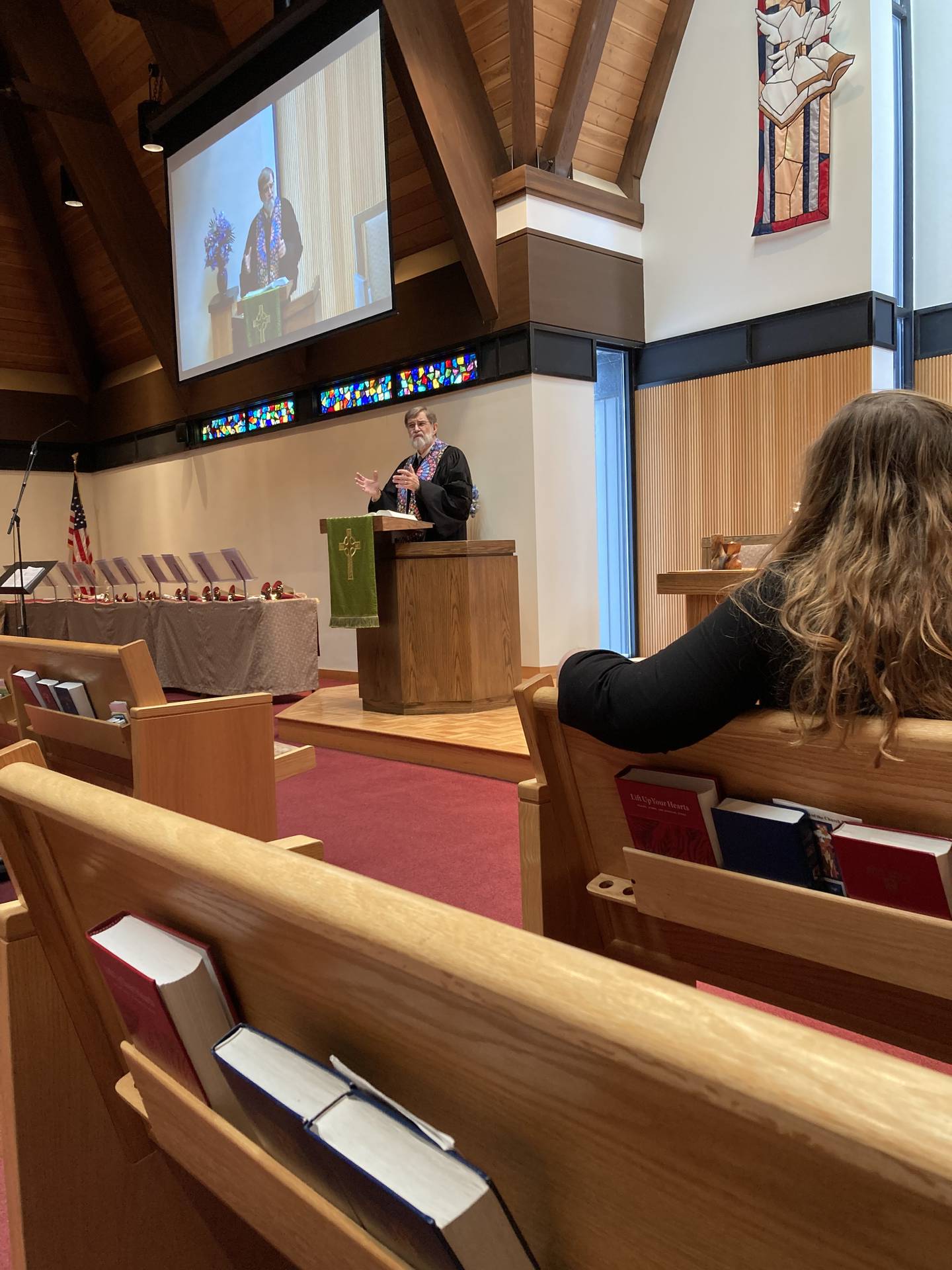 The Reverend Blake Richter recently returned to Westminster Presbyterian Church of DeKalb from a three-month sabbatical leave.