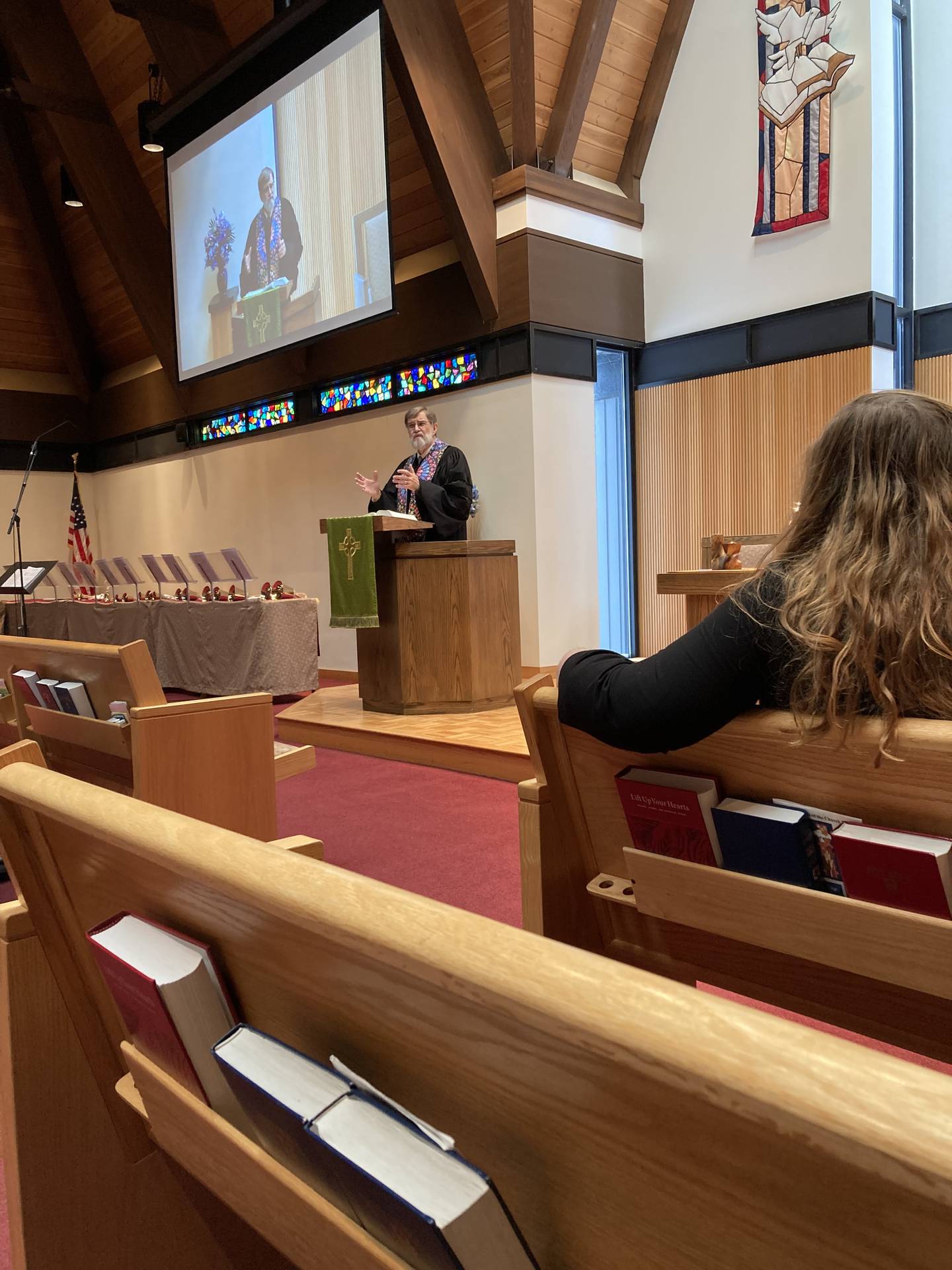 The Reverend Blake Richter recently returned to Westminster Presbyterian Church of DeKalb from a three-month sabbatical leave.