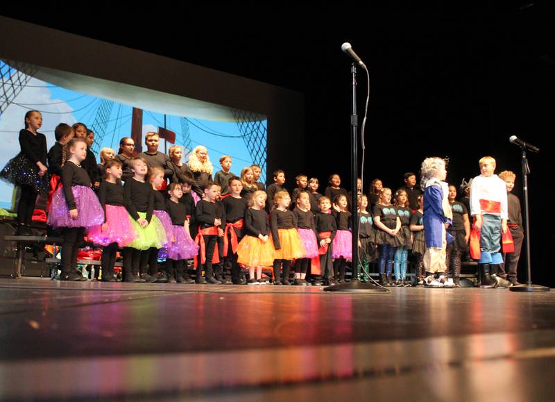 Led by music teacher April Tamulen, students from Kimes and Centennial schools in Streator put on "The Little Mermaid Jr." on Friday, May 5, 2023, at the Streator High School Auditorium.