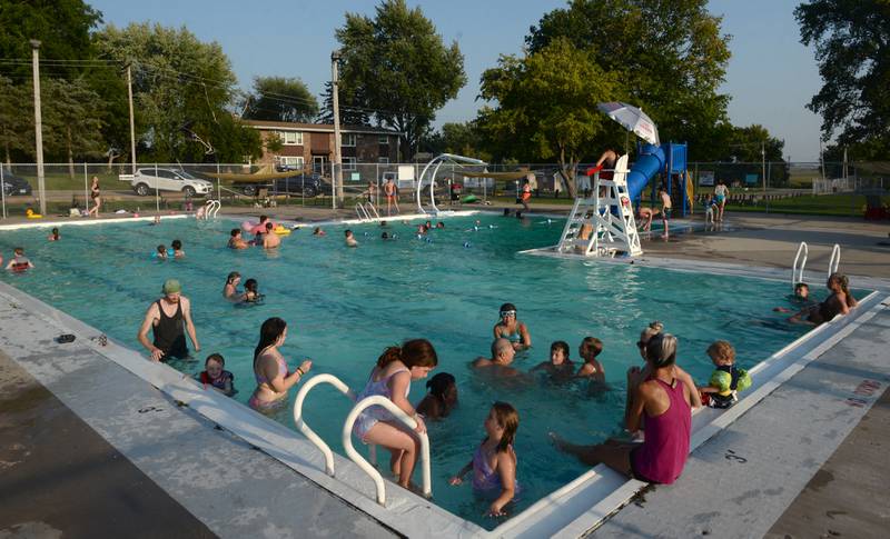 The Polo Pool was the place to beat the heat on the evening of Thursday, Aug. 24, 2023. The pool was open from 5-8 p.m. during the recent hot spell to give people a place to cool down.