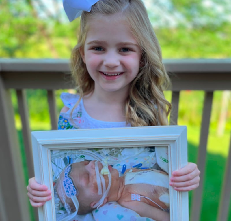 Six-year-old Everly Backe from Crystal Lake was born with a rare congenital heart disease that led to three open-heart surgeries, the first being at only 3 days old.