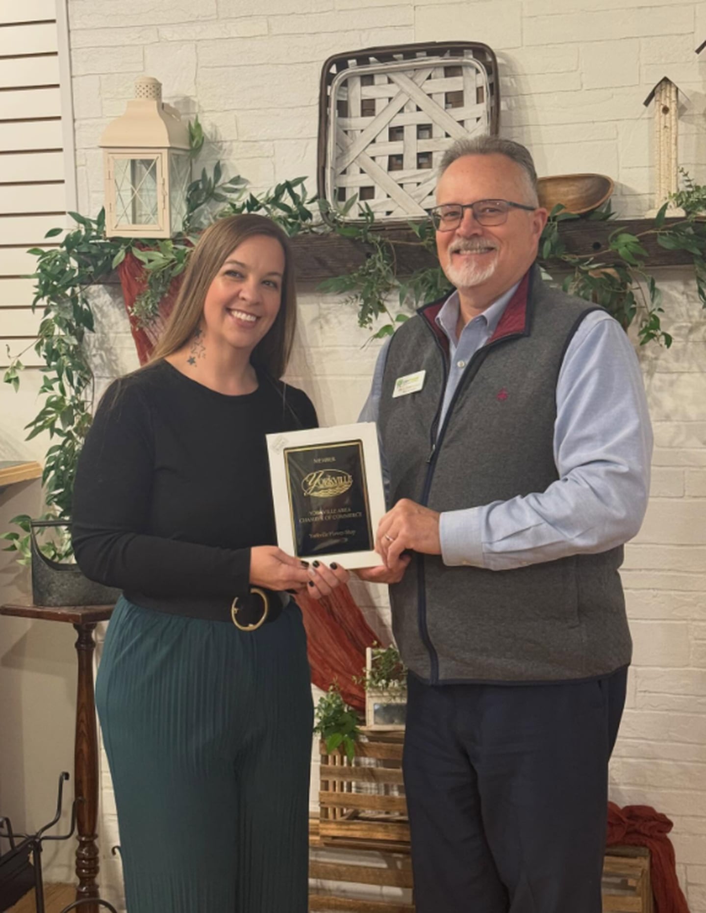 The Yorkville Flower Shop celebrated a ribbon-cutting ceremony for its recent renovations hosted by the Yorkville Area Chamber of Commerce on Jan. 07, 2026.