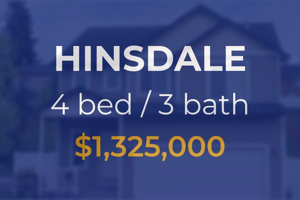 Four-bedroom home sells for $1.33 million in Hinsdale