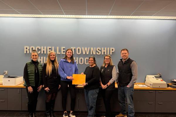 Rodeghero named February Rotary Student of the Month at Rochelle Township High School