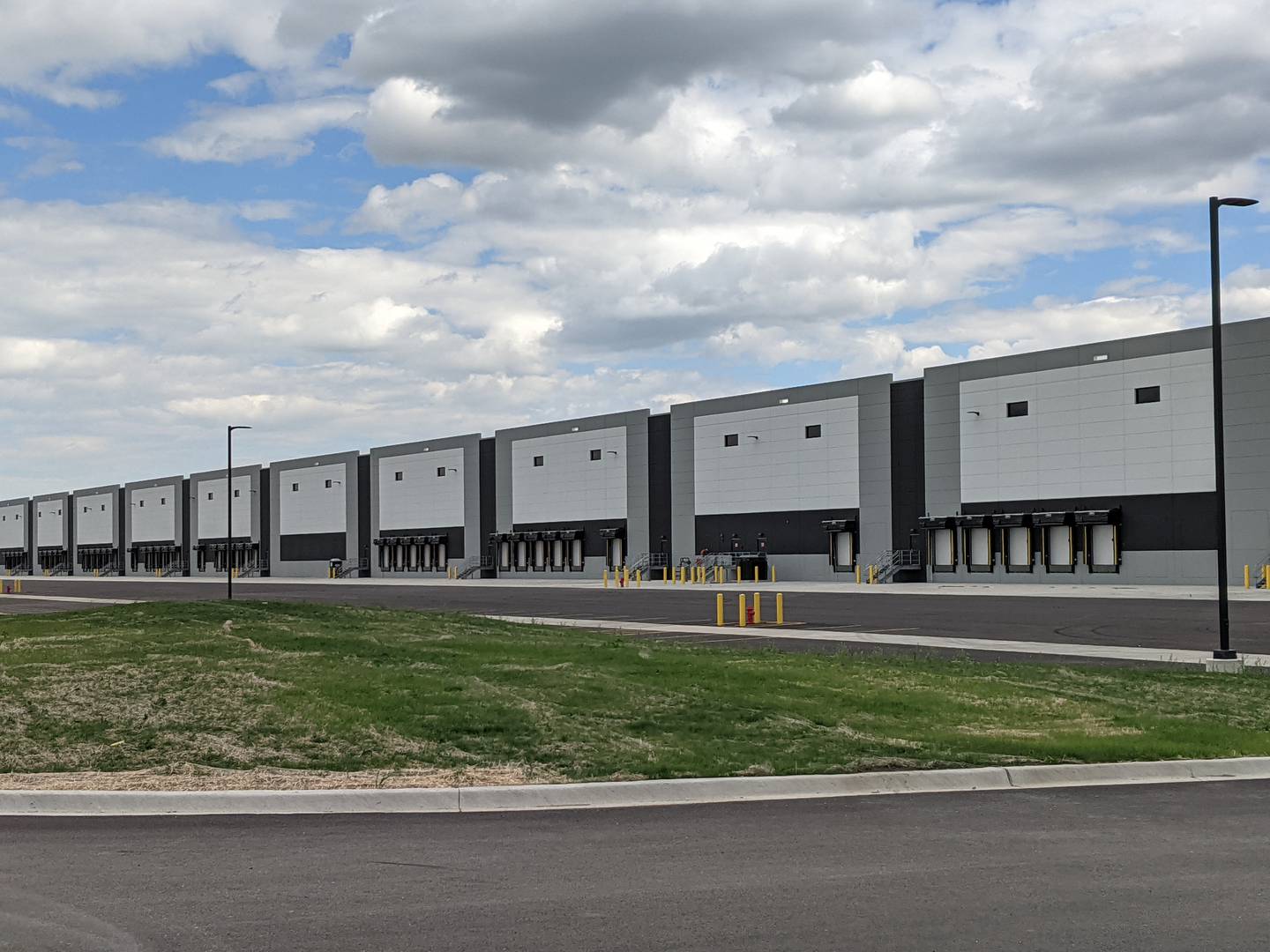An industrial park is located south of an industrial development being proposed on approximately 138 acres at the northeast corner of Ridge Road and 143rd Street as seen on May 13, 2026.