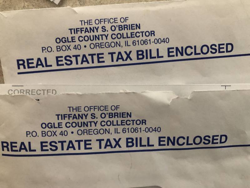 The first installment of Ogle County property tax bills are due June 8.