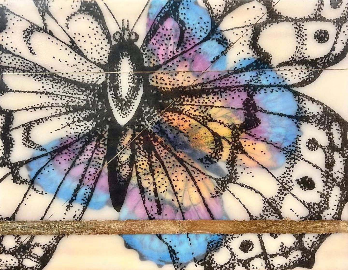 Cindy Lesperance -- Butterfly 2 (encaustic)