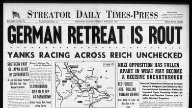 Historical covers for March 27: German retreat is rout