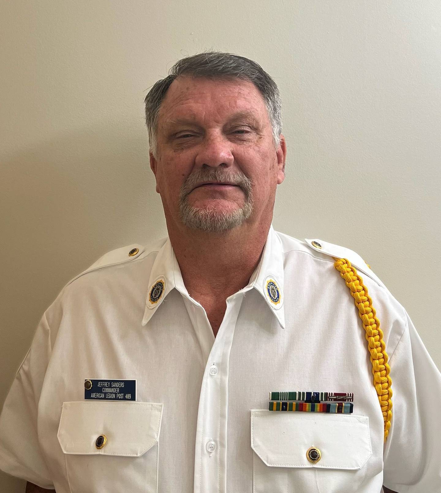 Jeffrey Sanders served as a sergeant in the Army from 1981-1988, working in Cobra helicopters. He is now the commander of American Legion Post 489 in Yorkville.
