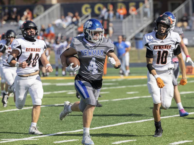 Newman scores school record 79 points: Sauk Valley Week 8 football notes