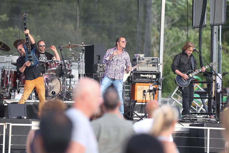 LP Vinyl performs at Old Canal Days on Friday June 7, 2024 in Lockport.