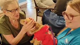 Geneva daycare dogs bring Valentine’s Day joy to seniors at Bria