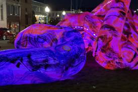 Photos: Lumenaura installations light up downtown Aurora