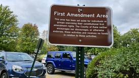 Kane County free speech zone questioned by board members, public